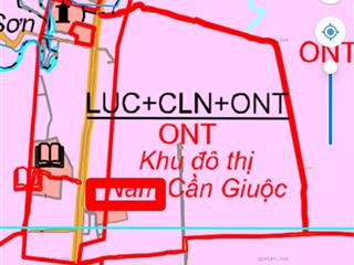 Bán đất mt 826c , xã đông thạnh, cần giuộc,long an 4,5ha giá 1tr/m2 qh full hồng