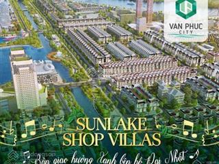 Vạn phúc city  cần tiền chuyển nhượng biệt thự sunlake (dt 7mx23m  5 tầng) giá 29.5 tỷ