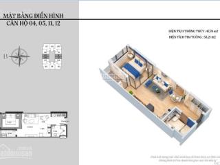 Bán căn hộ chung cư cao cấp hilton hải phòng 1pn 48m2 đầy đủ nội thất phong cách bắc âu