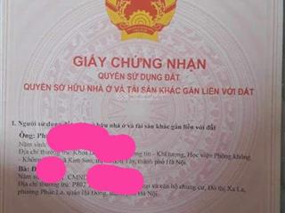 Bán nhà cấp 4 tại đô thị văn quán hà đông, vị trí xây tòa nhà văn phòng, hay chung cư mini đều đẹp