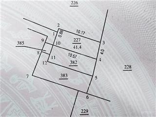 Bán 41m2 đất tại nam từ liêm gần ngã 3 biển sắt đại mỗ  giá 120 triệu/m2