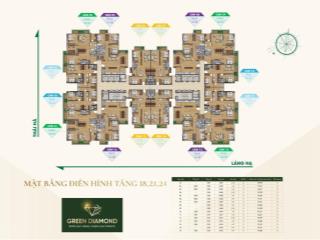 Chính chủ bán căn 02 pn green diamond 93 láng hạ