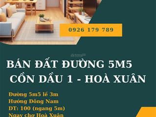 Giá sụp hầm, chính chủ gữi bán lô đất sát chợ hoà xuân thuận tiện kinh doanh