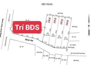 Chính chủ bán 4 nền thổ cư, sổ riêng  hẻm kênh tham lương, tân tạo a, bình tân hcm