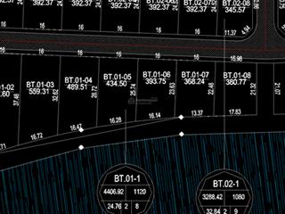 Cần bán đất đẹp 392,37m2 mặt tiền rộng 16m ngay tp nha trang chỉ 18tr/m2 kđt ven sông tắc