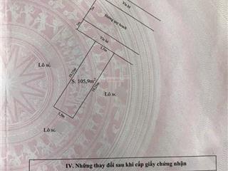 Siêu phẩm không chút lỗi lầm đất phân lô cao cấp phúc lộc sau tòa hoa đăng. diện tích 105,9 m2