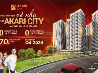 Akari city mở bán 120 căn cuối cùng  giảm hấp dẫn đến 10%  giảm thêm 168tr  vay 0%/18 tháng