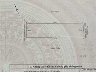 Bán đất tặng nhà cấp 4 mặt đường đông trà 1. diện tích 100m ( 5x 20 ). giá 5.8 tỷ