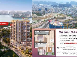 Chính chủ bán căn góc 2 ngủ misaki hạ long view trực diện biển tầng 15