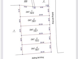 Bán 5 lô đất thổ cư tại thôn mỹ triều, xã thạch tân, thạch hà, hà tĩnh, giá ưu đãi 7 triệu / m2 .