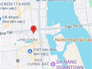 Bán đất đường núi thành, giá tốt nhất chỉ 64 triệu/m2, dt 200m2, hải châu, đà nẵng