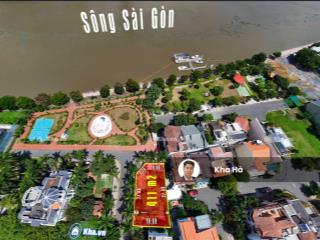 Đất góc 411m2, view sông sài gòn, công viên view landmark 81, khu compound rivermark q2 139 tỷ