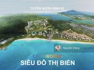 Booking caraworld cam ranh giá 75tr/m2 nhà phố 3 lầu, bàn giao full nội thất, sổ hồng lâu dài