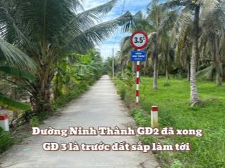 Chỉ cần 285 triệu có ngay 570m2 ngoại ô sg cách chỉ 65km, gần chợ 300m tại cù lao tân phú đông