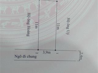 Bán lô 42,9m2 tuyến đầu Cát Linh, Tràng Cát giá chỉ 980tr ngõ rộng 2,4m oto vào tận nơi.