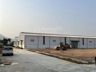 Cho thuê kho xưởng kcn lương sơn, hoà bình tổng diện tích 4320m2