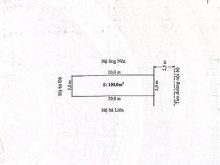 Bán 100m ngang 5m đường thông 5m tại vân tra an đồng chỉ hơn 1,5 tỷ   0931 593 ***