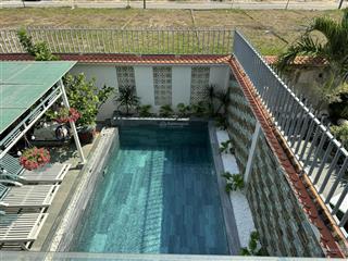 Bán villa 225m2 mặt tiền 9pn cạnh biển an bàng kề sông, cận biển hội an đang khai thác tốt