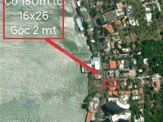 Bán nhà góc 2 mặt tiền view biển đường trần phú, ngay bãi dâu vũng tàu. s=412m2 ngang 16m, giá 55