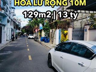Nhà 3 tầng (129,6m2-ngang 10,43m),9pn, đường Hoa Lư trung tâm Nha Trang