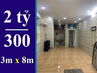 BÁN NHÀ HẺM LÊ VĂN LƯƠNG, TÂN HƯNG, QUẬN 7. DT: 3 X 8M, 1 LẦU