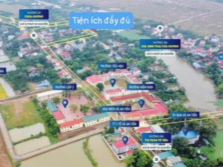 Bán đất an tiến, mỹ đức, hà nội, view hồ, sổ đỏ full thổ cư, dt từ 63m2 tới 75m2, giá 18tr/m2