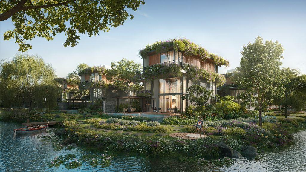 Chuyển nhượng Villa đơn lập trực diện sông EcoVillage Sài Gòn.LH 0912357447