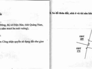 Chính chủ cần bán gấp lô đất nở hậu, 153 m2, khối 7a, điện nam đông.