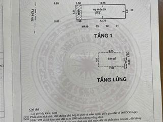 Bán nhà mt phan thị hành p.phú thọ hòa quận tân phú giá 7,8 tỷ  57m2