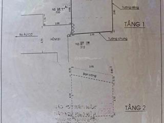 Bán nhà hẻm 2,5m âu cơ phường 14 quận 11 giá 1,95tỷ  17m2