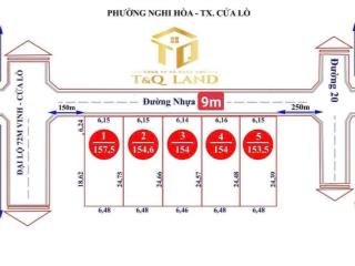 2.5 tỷ có ngay lô đất đẹp phường nghi hòa sát đường 72m  đường ngang số 20  bám đường mai thị lựu