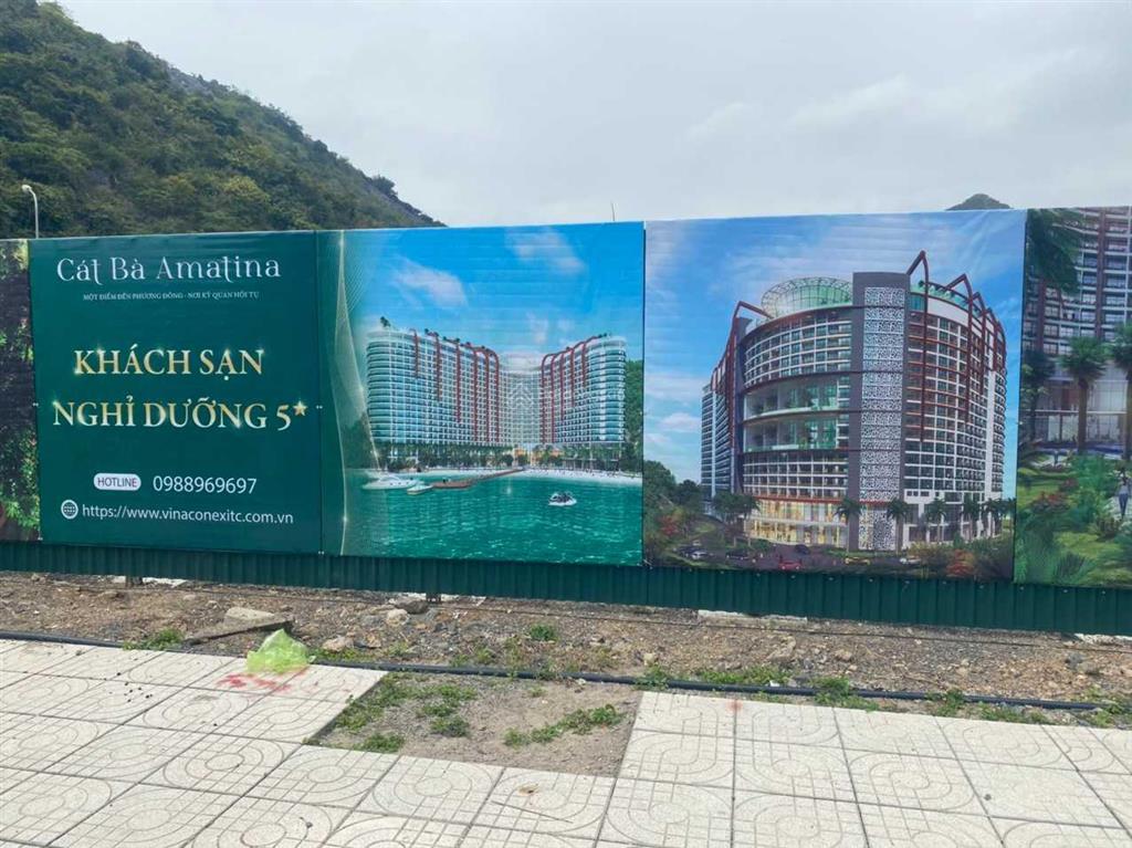 Bán liền kề vinaconex cát bà amatina, 96m2, giá tốt, chuẩn bị xây nhà