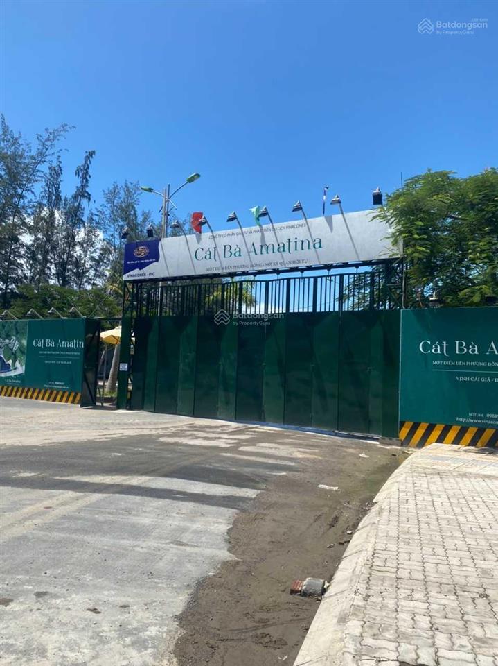 Bán liền kề vinaconex cát bà amatina, 96m2, giá tốt, chuẩn bị xây nhà