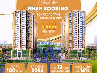 Nhận booking penthouse masteri grand view tại kđt global city quận 2 thủ đức. chỉ 16 căn!