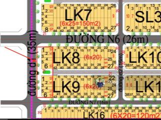 Cần bán lô đất liên kế đường d1(35m) dt 105m2, dự án hud nhơn trạch, giá rẻ nhất thị trường!