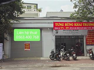 Chính chủ  cho thuê 01 kiot bán hàng tại đường chu văn an, phường liêm chính, phủ lý