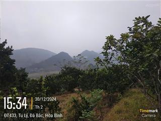 Bán đất tại đt 433, đà bắc, hòa bình, 3,99 tỷ, 5299,9 m2, hàng hiếm view đẹp