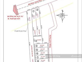 Bán đất thổ cư phường an hòa 62m2 giá 1,59 tỷ