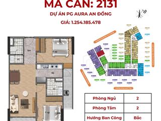 Cần bán căn góc 2,5 phòng ngủ, 2wc với các view siêu đắt giá dự án noxh pg aura, an dương,hải phòng