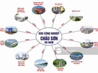 Mở bán kcn châu sơn  thanh liêm  hà nam. diện tích 0.8ha  1ha  2ha  3ha. giá chỉ từ 2,3tr/m2