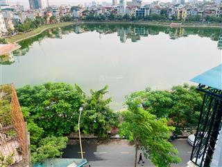 Bán rất gấp siêu phẩm sau nhà mặt hồ tôn đức thắng đống đa 55m 6 tầng thang máy view hồ giá 13.7 tỷ