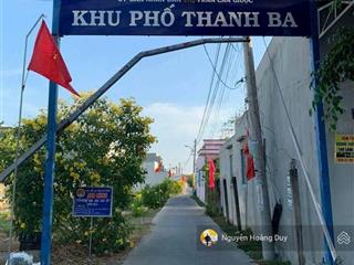 Bán đất thổ khu phố thanh ba  thị trấn cần giuộc  long an