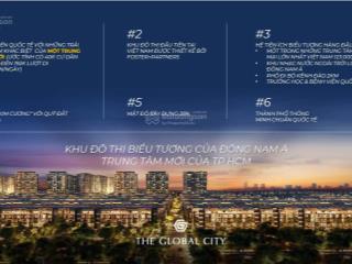 Hot  nhận booking đợt 1 khu căn hộ cao tầng hiện đại và năng động the global city