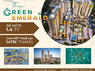 Nhận booking giữ căn có hoàn lại 100% đế ngày mở bán nếu không mua (30tr/ suất). tháp green emerald