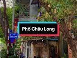 Mặt Phố Châu Long 165M2 60 Tỷ MT 5M 1 Sổ 1 Chủ Có Nóc Đoạn Đẹp Nhất Phố 