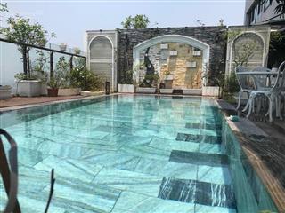 Bán căn penthouse đẹp nhất tòa số 5 tú mỡ, dt 438m2  sân vườn  bể bơi tại nhà view toàn thành phố