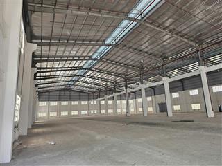 Cho thuê tổng 7500m2, kho 4500m2 + sân 3000m2  pccc tự động đã nghiệm thu