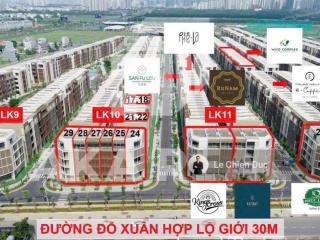 Bán 1 cặp nhà mặt tiền đỗ xuân hợp the global city, mặt tiền kd, hđ thuê 100tr/tháng. giá 50 tỷ/căn