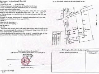 Bán đất 4 lô liền kề hẻm 105 đường vườn lài giá 3.870 tỷ 1 lô