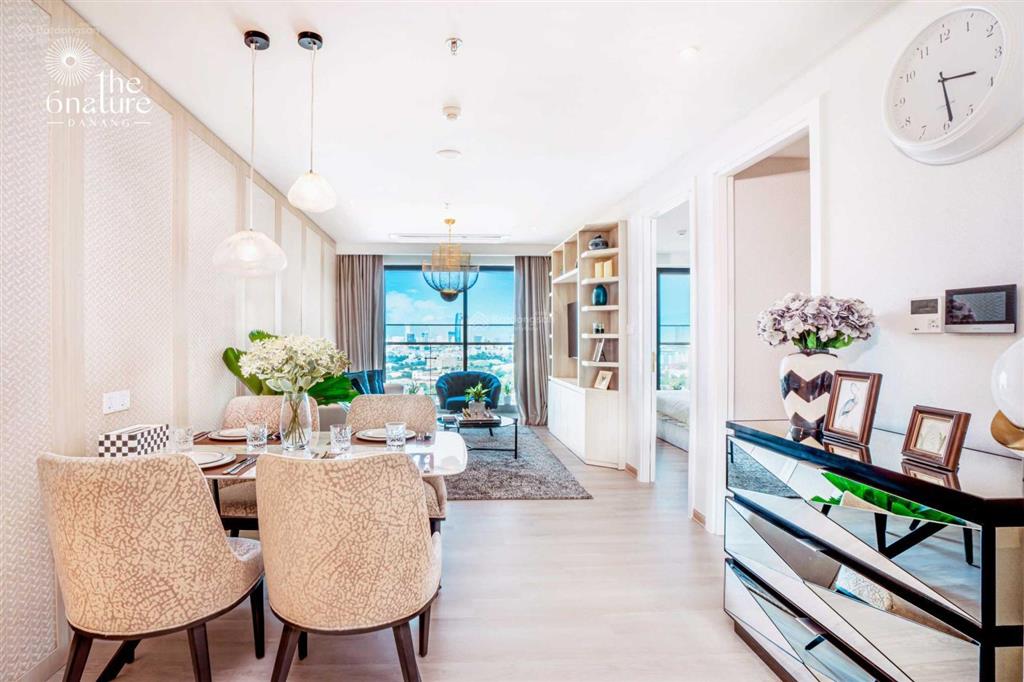 Chủ bán lỗ căn hộ biển cao cấp 2pn, 100m2, tầng cao vip 120 võ nguyên giáp, full nội thất luxury